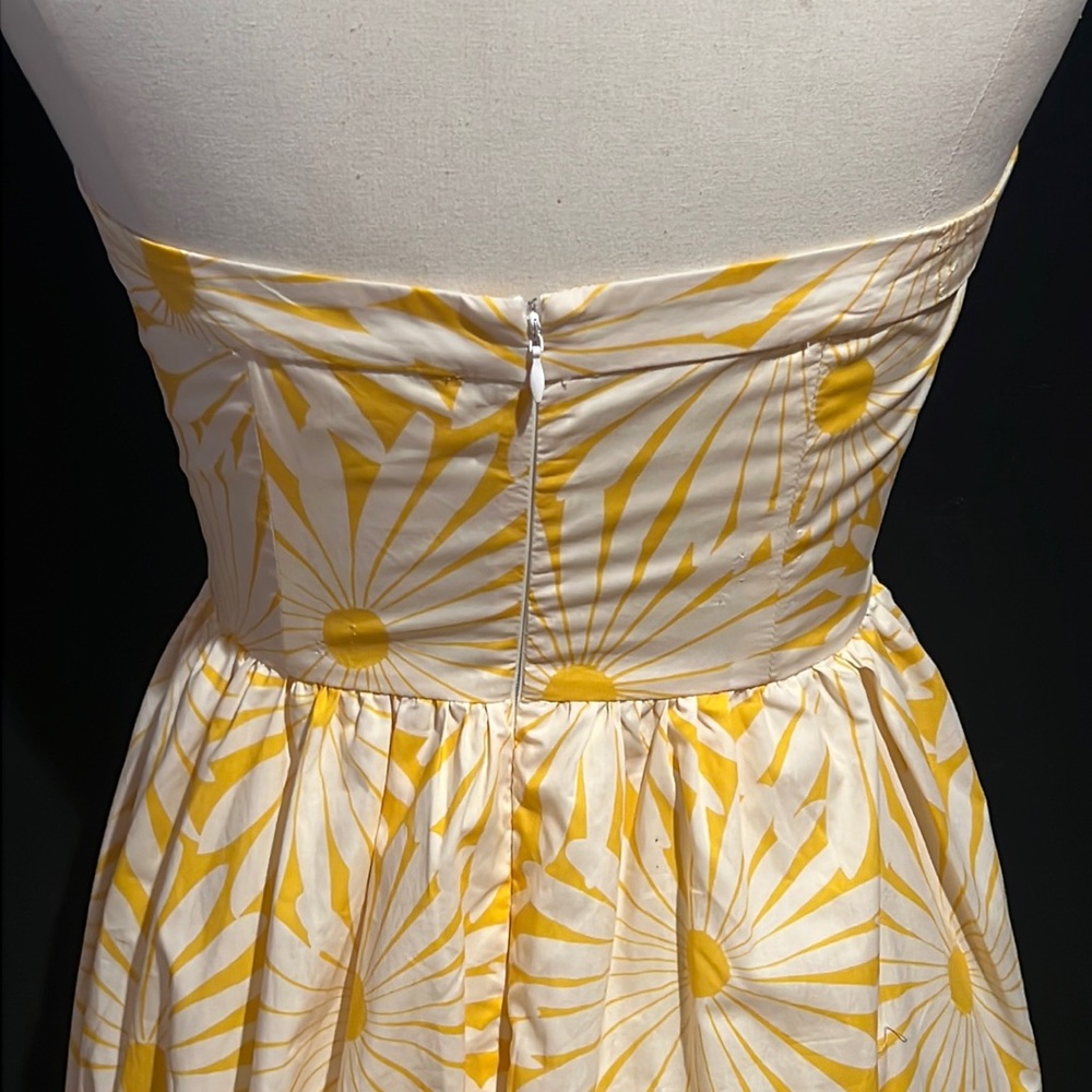 Flora Bea big floral cotton sateen maxi gown spaghetti straps are detachable-NWT - Picture 11 of 16